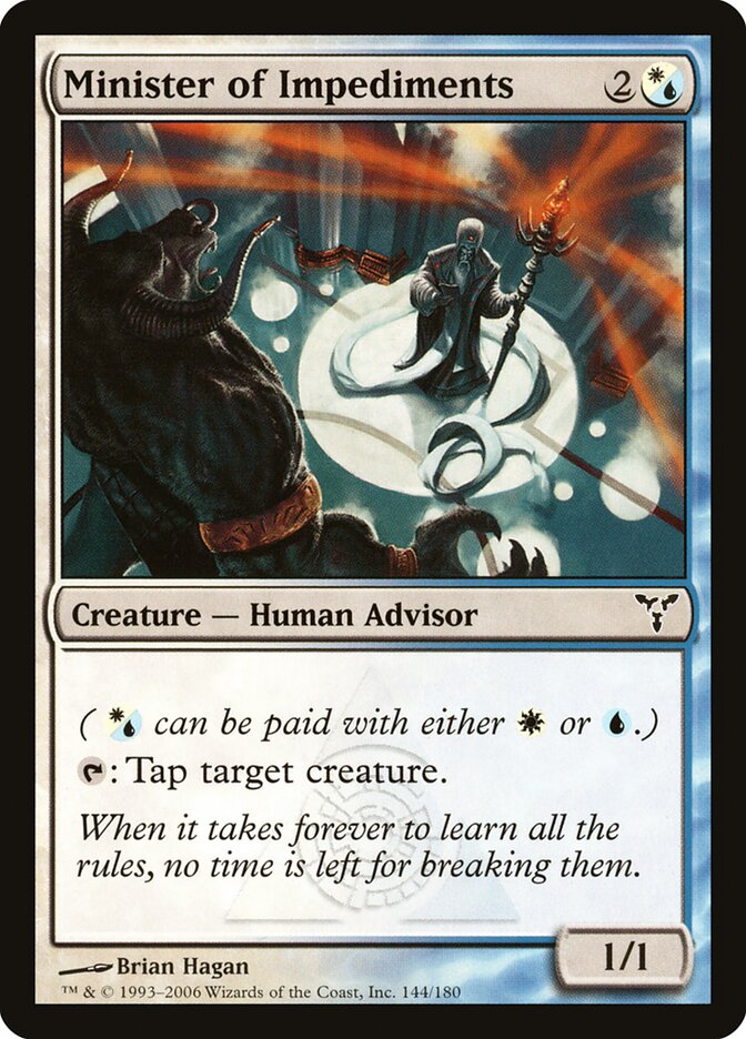 Ministro dos Obstáculos / Minister of Impediments - Magic: The Gathering - MoxLand