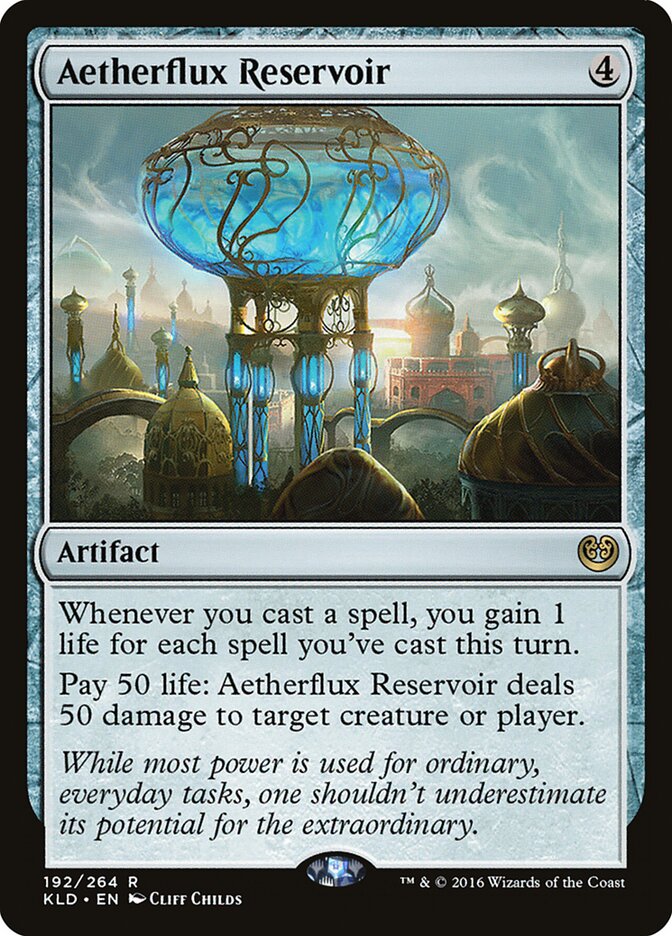 Reservatório do Fluxo de Éter / Aetherflux Reservoir - Magic: The Gathering - MoxLand