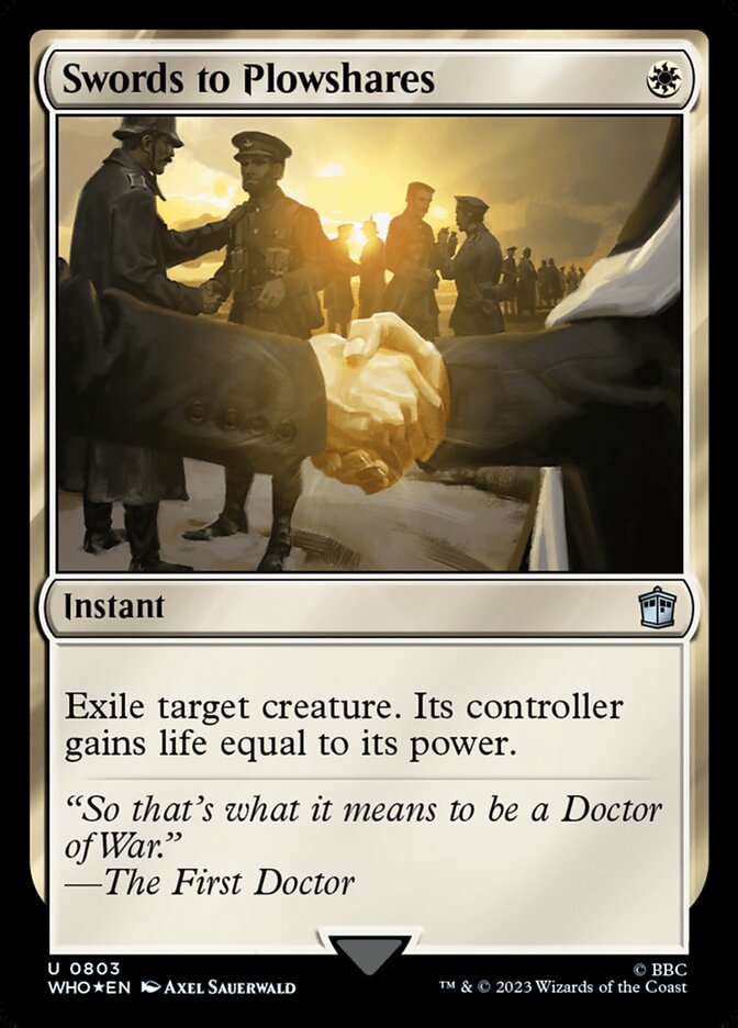Espadas em Arados / Swords to Plowshares - Magic: The Gathering - MoxLand