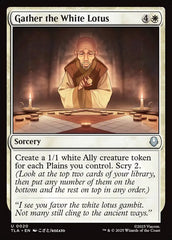 Reunião do Lótus Branco / Gather the White Lotus - Magic: The Gathering - MoxLand