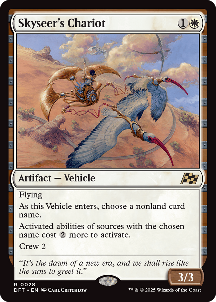 Biga da Aerovidente / Skyseer's Chariot - Magic: The Gathering - MoxLand