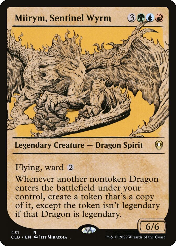 Miirym, Dragão Sentinela / Miirym, Sentinel Wyrm - Magic: The Gathering - MoxLand