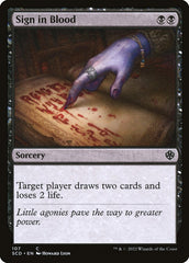 Assinar com Sangue / Sign in Blood - Magic: The Gathering - MoxLand