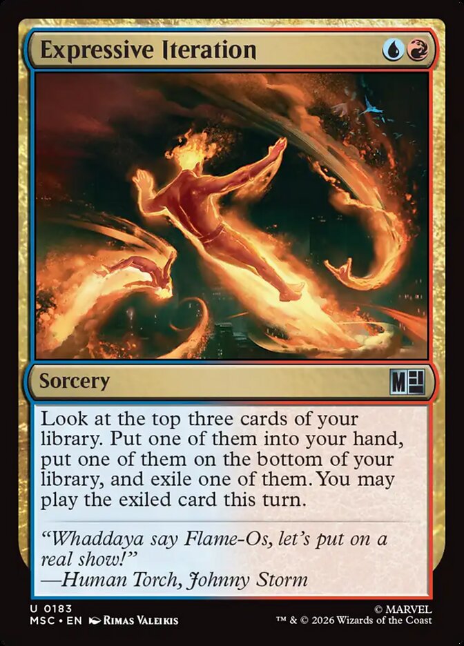 Iteração Expressiva / Expressive Iteration - Magic: The Gathering - MoxLand