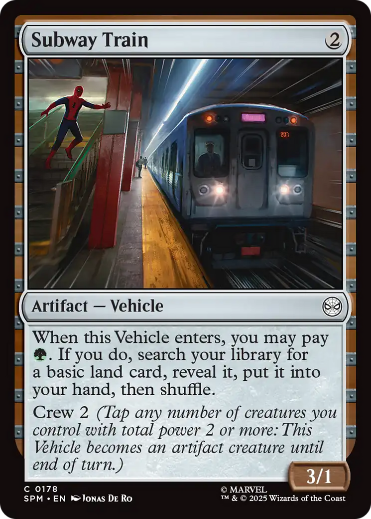 Subway Train - Magic: The Gathering - MoxLand