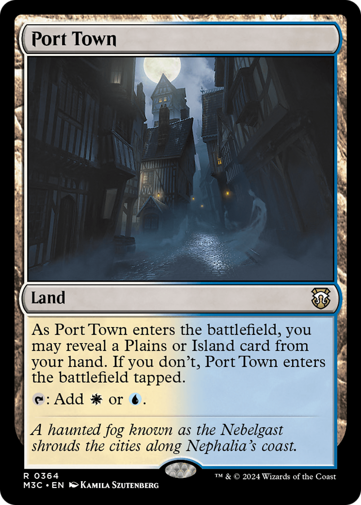 Cidade Portuária / Port Town - Magic: The Gathering - MoxLand
