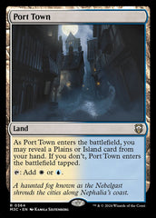 Cidade Portuária / Port Town - Magic: The Gathering - MoxLand