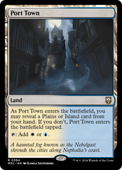 Cidade Portuária / Port Town - Magic: The Gathering - MoxLand
