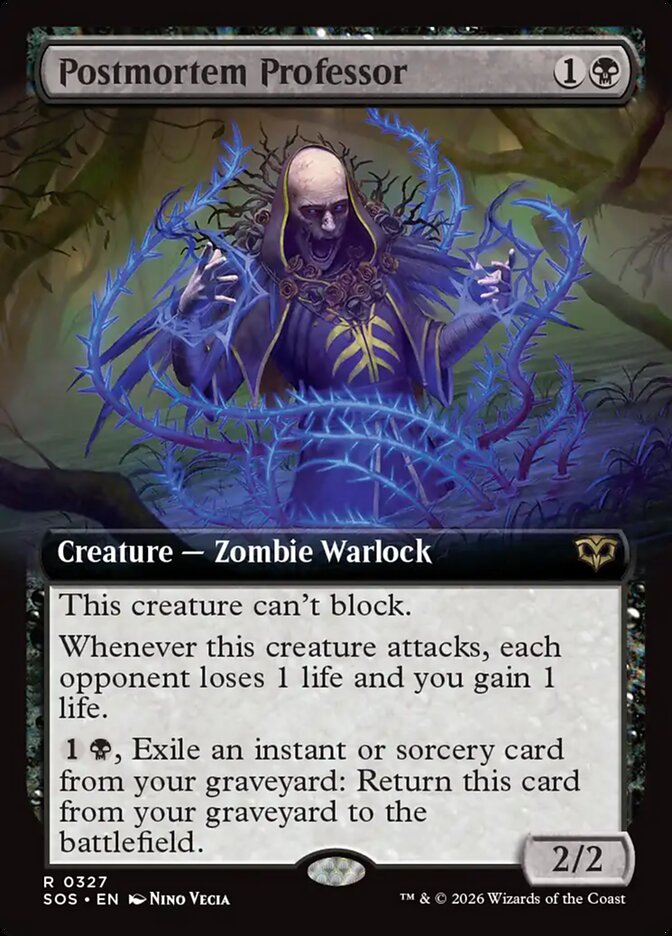 Postmortem Professor - Magic: The Gathering - MoxLand