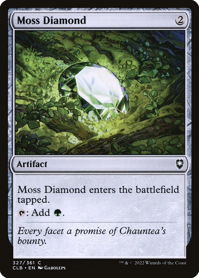 Diamante de Limo / Moss Diamond - Magic: The Gathering - MoxLand