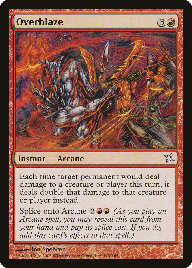 Extravazar em Labaredas / Overblaze - Magic: The Gathering - MoxLand