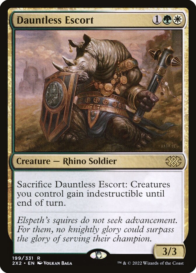 Acompanhante Destemido / Dauntless Escort - Magic: The Gathering - MoxLand
