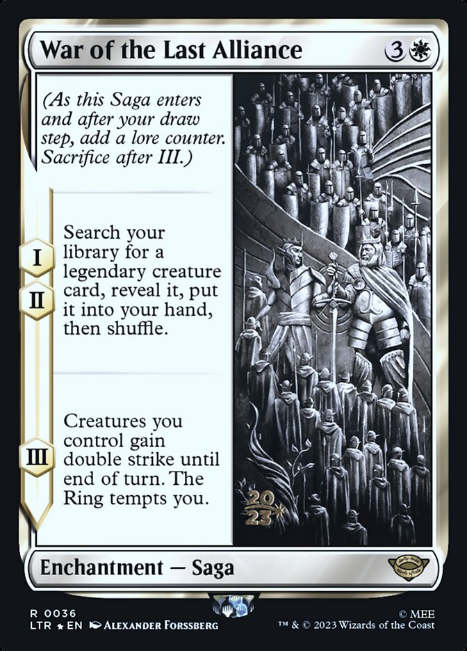 Guerra da Última Aliança / War of the Last Alliance - Magic: The Gathering - MoxLand