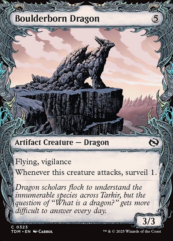 Dragão Litonato / Boulderborn Dragon - Magic: The Gathering - MoxLand