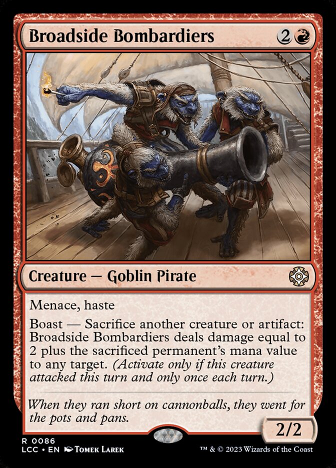 Bombardeiros de Bordo / Broadside Bombardiers - Magic: The Gathering - MoxLand