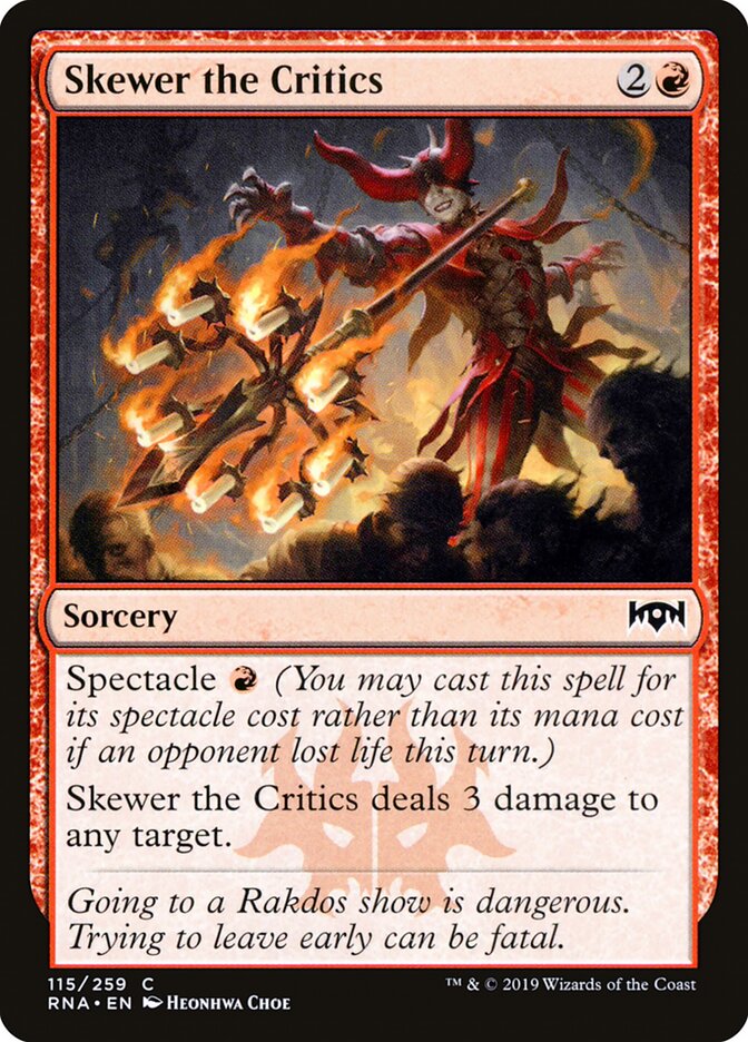 Alfinetada nos Críticos / Skewer the Critics - Magic: The Gathering - MoxLand