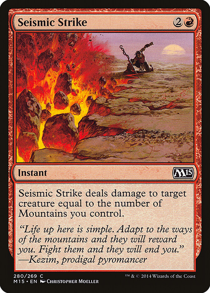 Golpe Sísmico / Seismic Strike - Magic: The Gathering - MoxLand