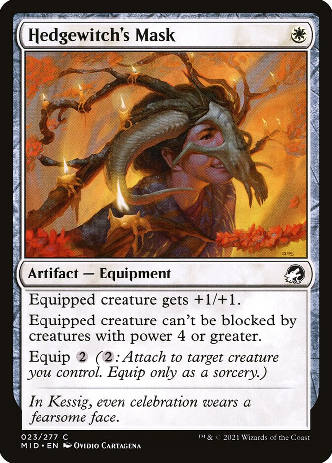 Máscara da Bruxa da Sebe / Hedgewitch's Mask - Magic: The Gathering - MoxLand