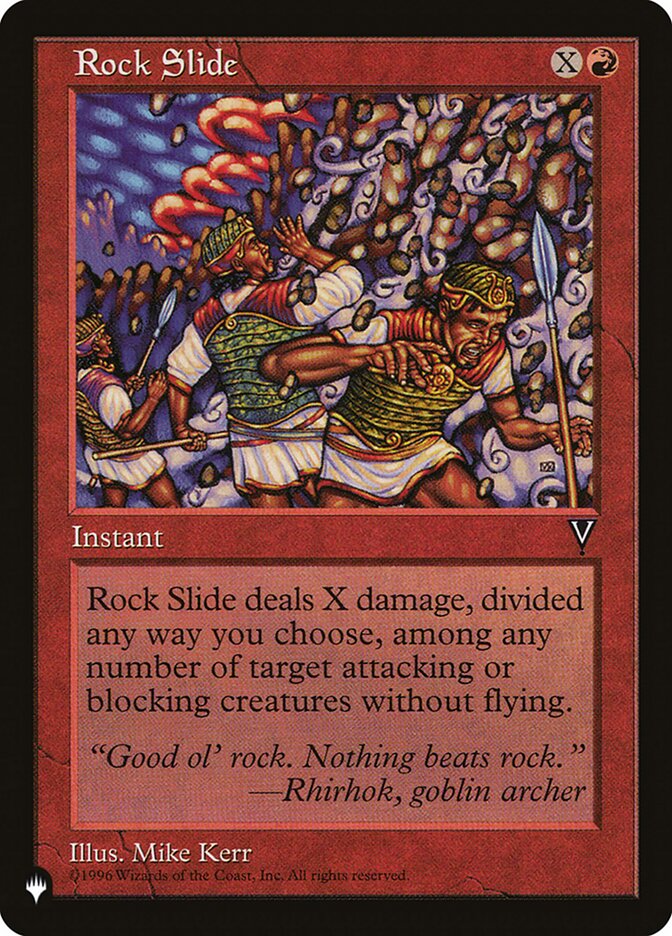 Deslizamento de Pedras / Rock Slide - Magic: The Gathering - MoxLand