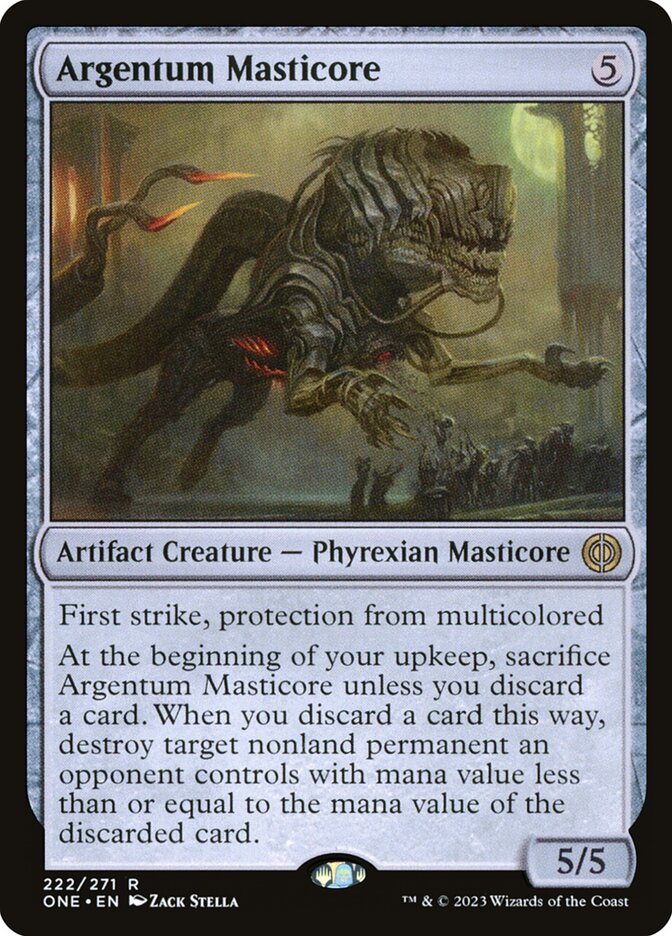 Mastícora de Argento / Argentum Masticore - Magic: The Gathering - MoxLand