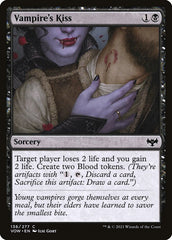 Beijo da Vampira / Vampire's Kiss - Magic: The Gathering - MoxLand