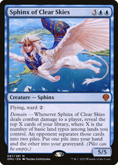 Esfinge dos Céus Límpidos / Sphinx of Clear Skies - Magic: The Gathering - MoxLand