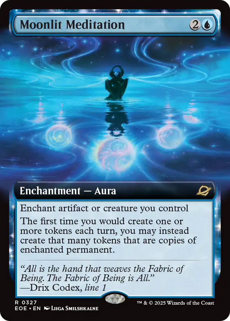 Meditação ao Luar / Moonlit Meditation - Magic: The Gathering - MoxLand