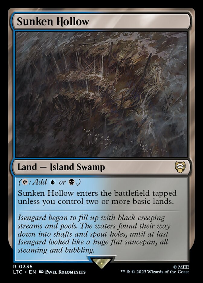 Vale Afundado / Sunken Hollow - Magic: The Gathering - MoxLand