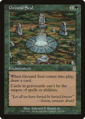 Selo da Terra / Ground Seal - Magic: The Gathering - MoxLand