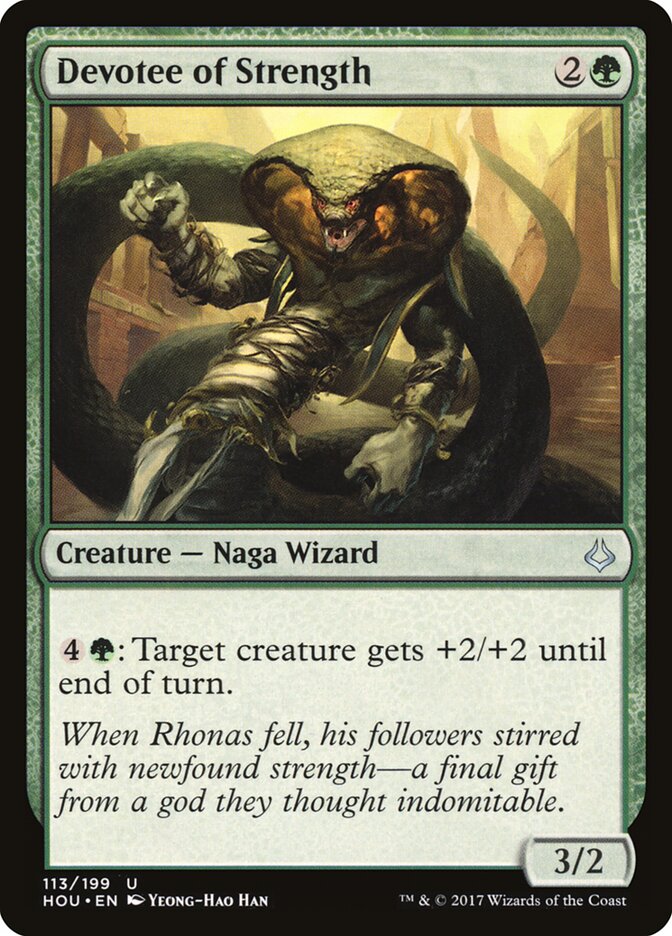 Devoto da Força / Devotee of Strength - Magic: The Gathering - MoxLand