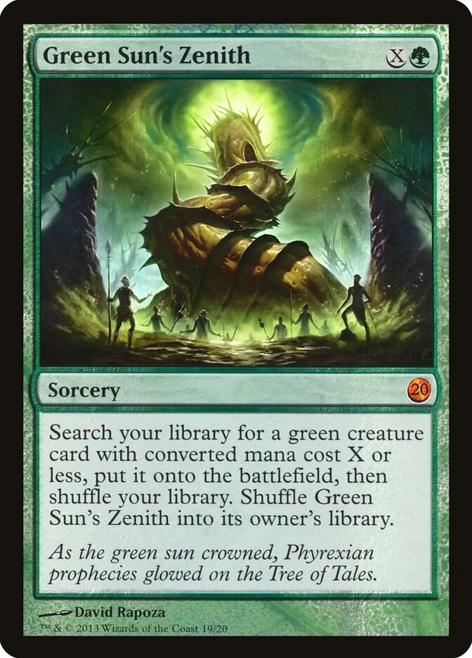 Zênite do Sol Verde / Green Sun's Zenith - Magic: The Gathering - MoxLand