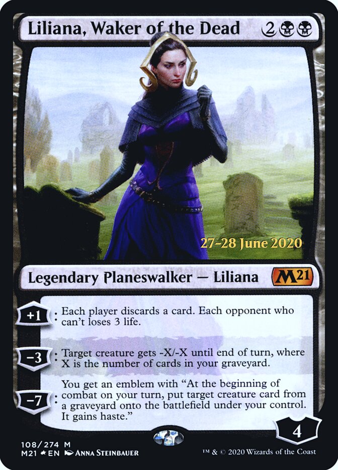 Liliana, Despertadora dos Mortos / Liliana, Waker of the Dead - Magic: The Gathering - MoxLand