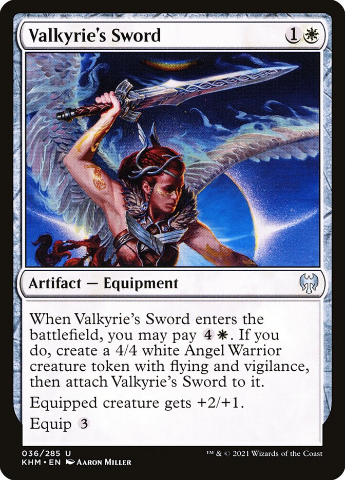 Espada da Valquíria / Valkyrie's Sword - Magic: The Gathering - MoxLand