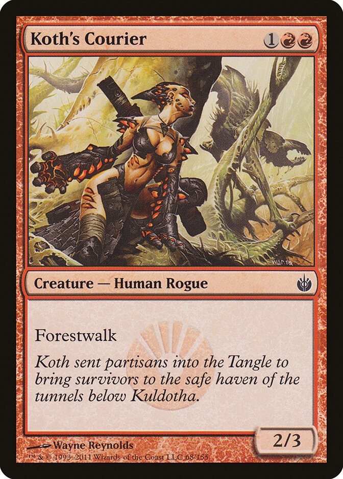 Mensageiro de Koth / Koth's Courier - Magic: The Gathering - MoxLand