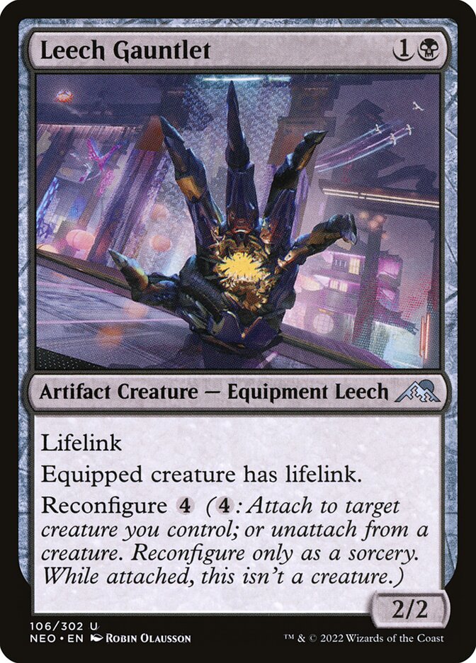 Manopla Sanguessuga / Leech Gauntlet - Magic: The Gathering - MoxLand