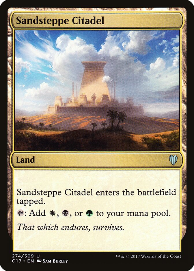Cidadela da Estepe Arenosa / Sandsteppe Citadel - Magic: The Gathering - MoxLand