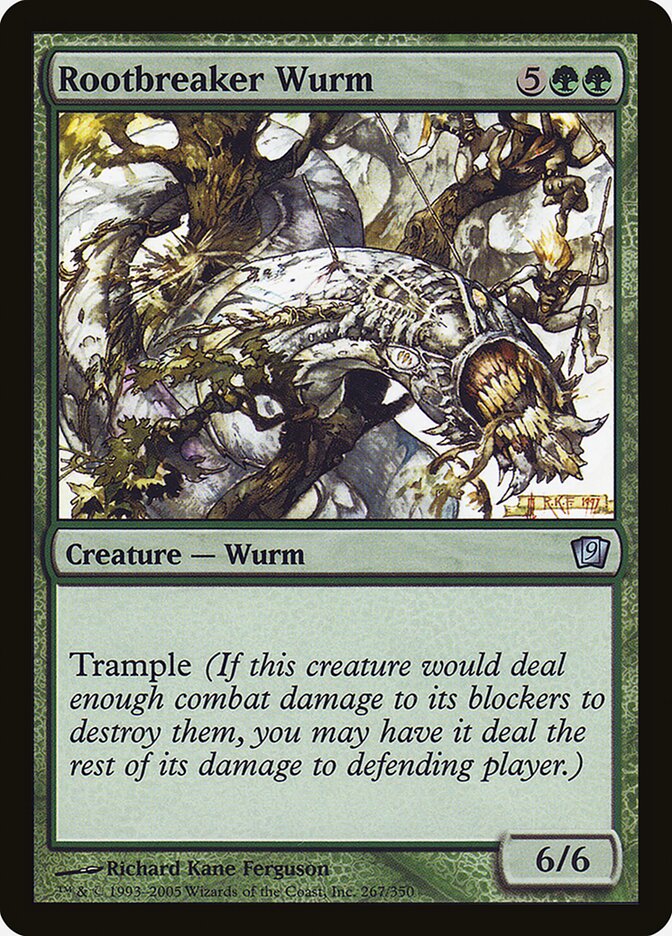 Vorme Romperraízes / Rootbreaker Wurm - Magic: The Gathering - MoxLand