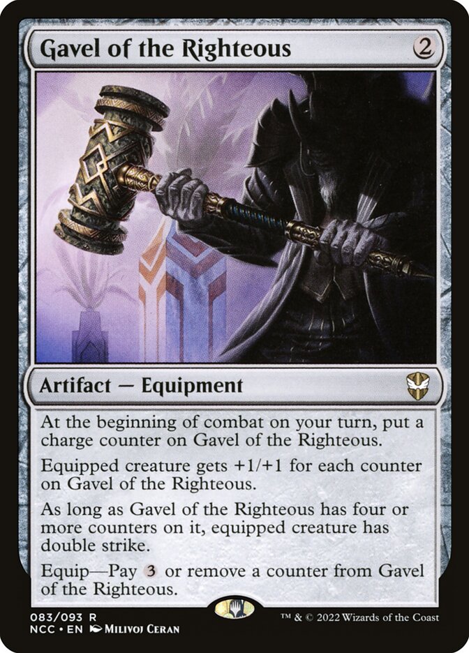 Malhete dos Justos / Gavel of the Righteous - Magic: The Gathering - MoxLand