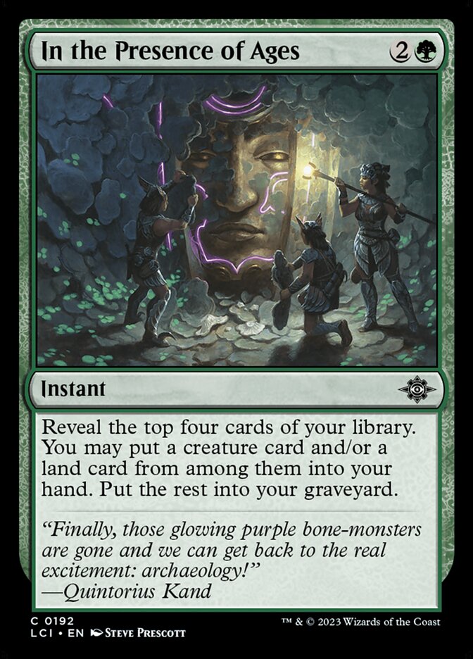 Na Presença das Eras / In the Presence of Ages - Magic: The Gathering - MoxLand