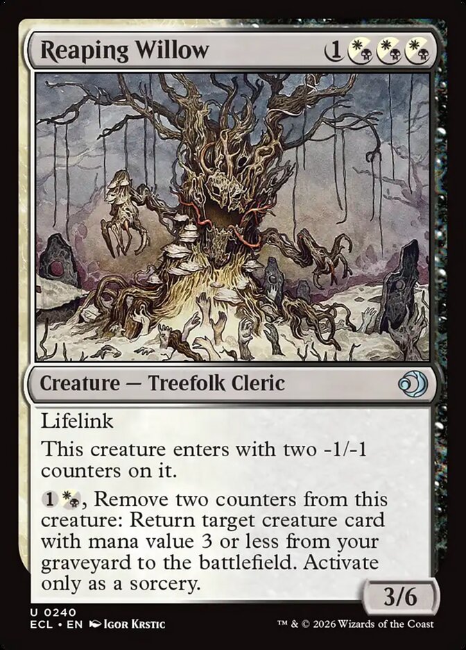 Salgueiro Ceifador / Reaping Willow - Magic: The Gathering - MoxLand