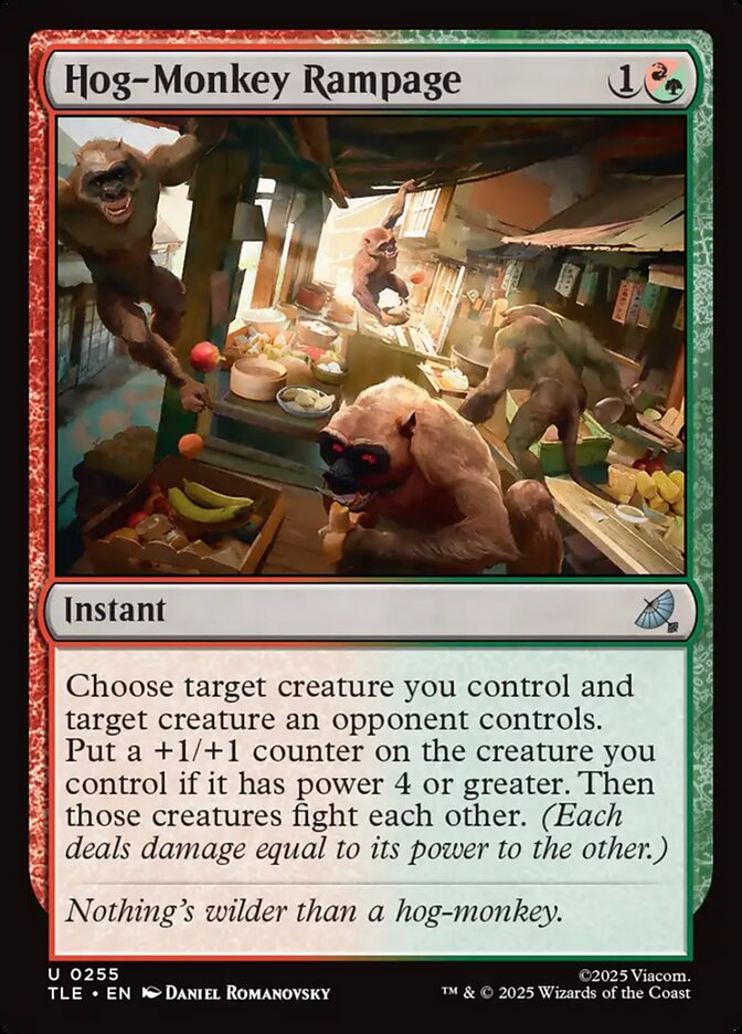 Rompante dos Macacos-porcos / Hog-Monkey Rampage - Magic: The Gathering - MoxLand