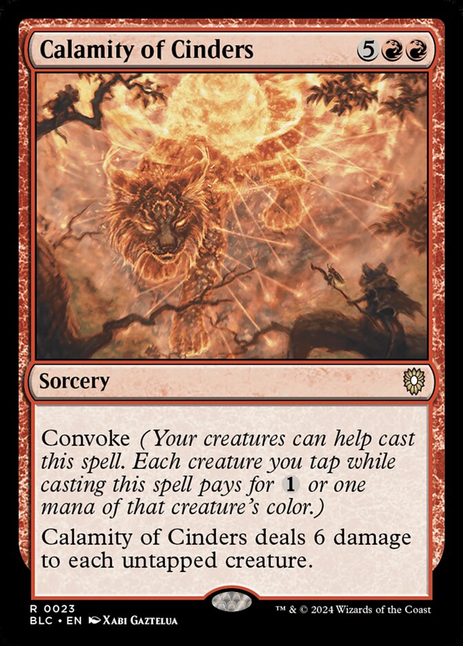 Calamity of Cinders - Magic: The Gathering - MoxLand