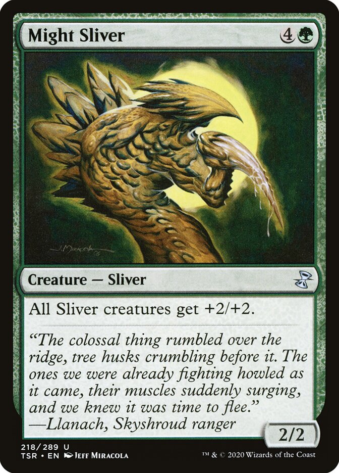 Fractius do Poder / Might Sliver - Magic: The Gathering - MoxLand