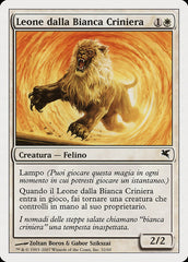 Leão de Juba Branca / Whitemane Lion - Magic: The Gathering - MoxLand