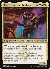 Sr. Orfeo, a Rocha / Mr. Orfeo, the Boulder - Magic: The Gathering - MoxLand