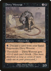 Homem-Rato Imundo / Dirty Wererat - Magic: The Gathering - MoxLand