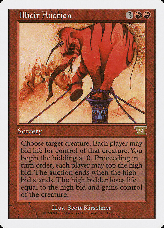 Leilão Ilícito / Illicit Auction - Magic: The Gathering - MoxLand