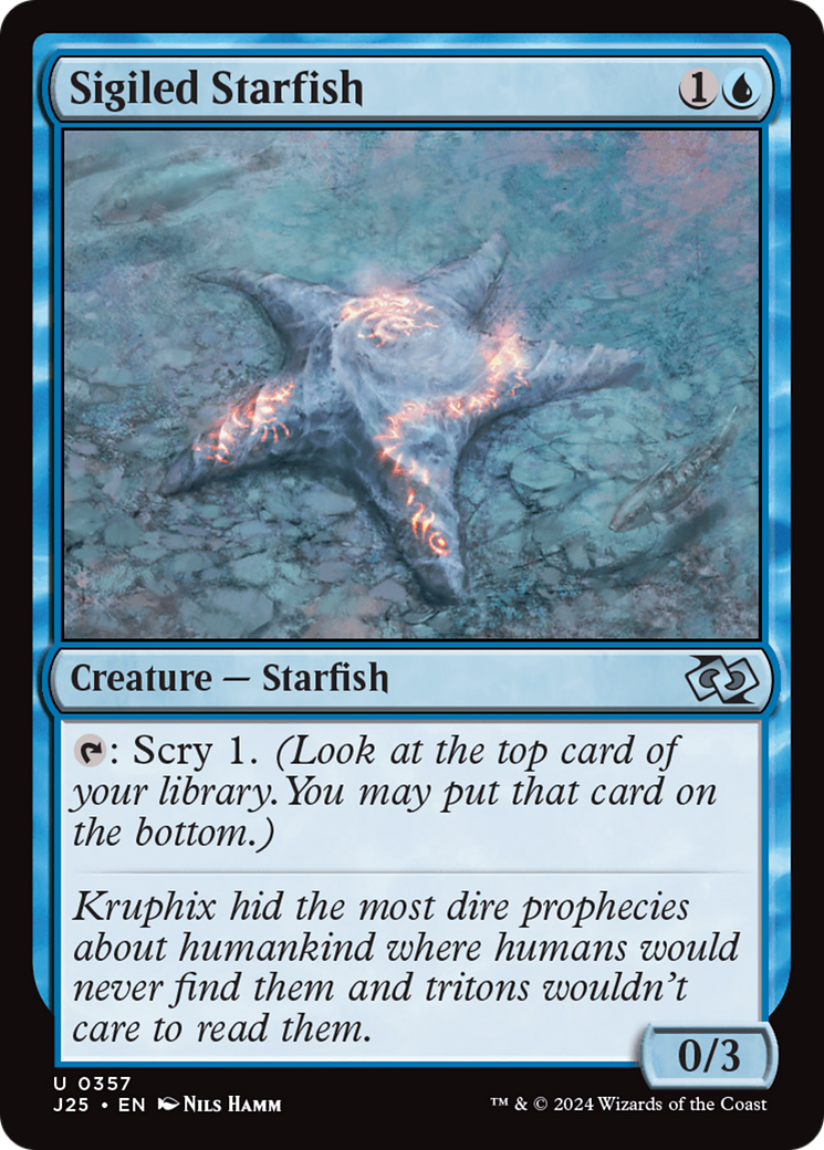 Estrela-do-mar Rúnica / Sigiled Starfish - Magic: The Gathering - MoxLand