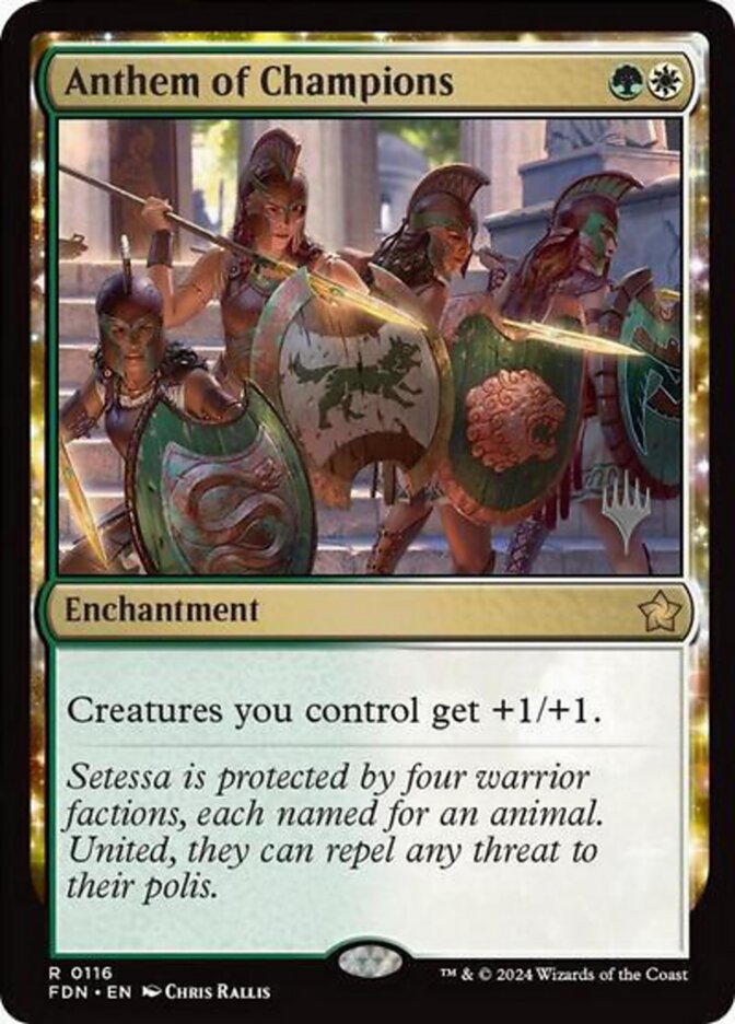 Anthem of Champions - Magic: The Gathering - MoxLand