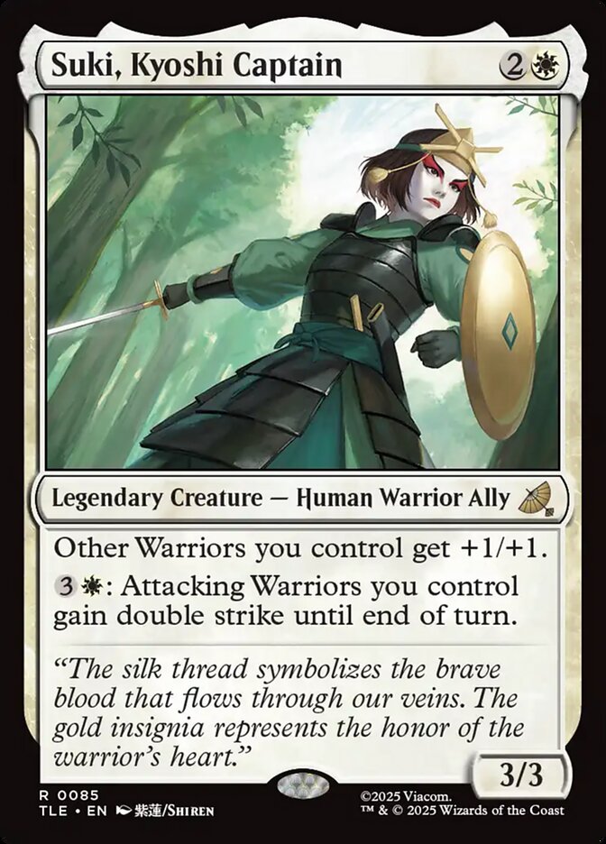 Suki, Capitã Kyoshi / Suki, Kyoshi Captain - Magic: The Gathering - MoxLand